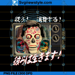 THEY LIVE Brainwashed Horror PNG