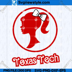 Texas Tech Barbi College SVG