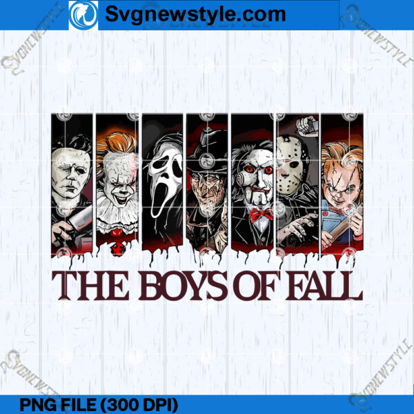 Boys Of Fall Halloween PNG, Horror Movie PNG, Sublimation Download