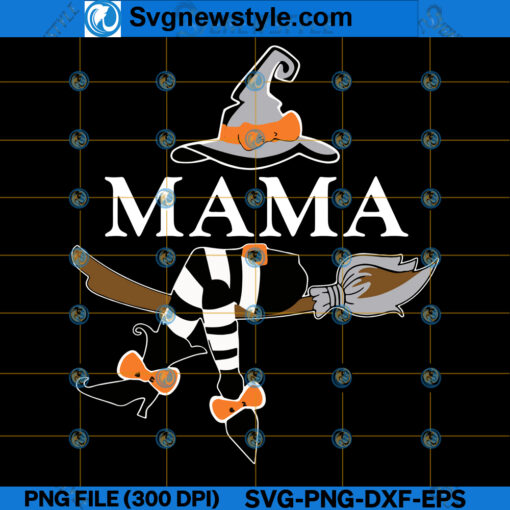 Personalized Mama Witch Halloween SVG