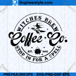 Witches Brew Coffee Co SVG PNG