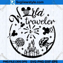 World Traveler SVG Design