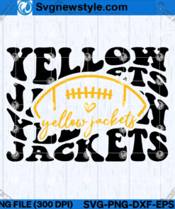 Yellow Jackets SVG, Yellow Jackets Mascot SVG, files for cricut