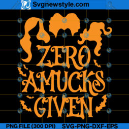 Zero Amucks Given SVG Designs