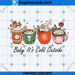 Baby Its Cold Outside PNG Design
