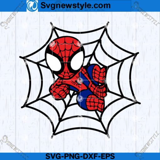 Baby Spiderman SVG