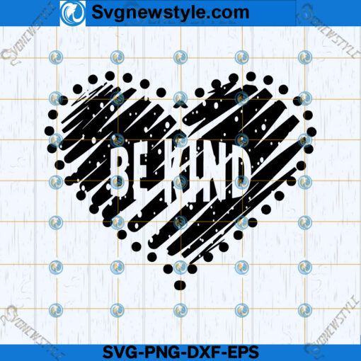 Be Kind Typography SVG