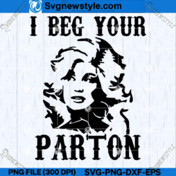 Beg your Pardon SVG Design