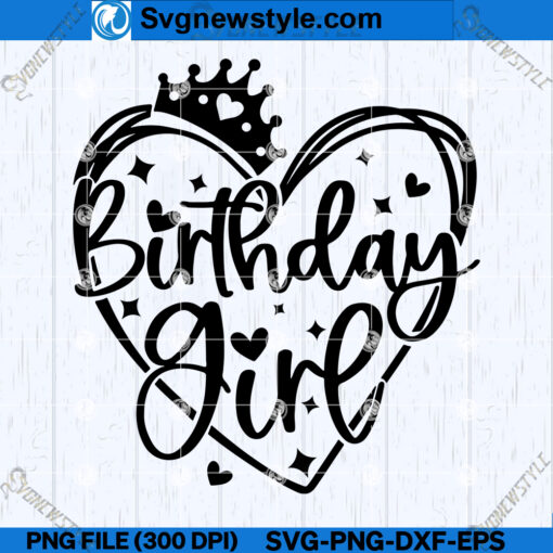 Birthday Girl SVG Designs