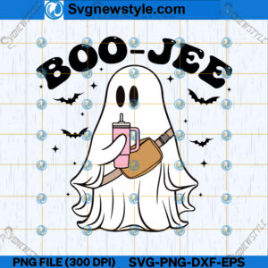 Boo Jee Ghost Candle Halloween SVG Designs