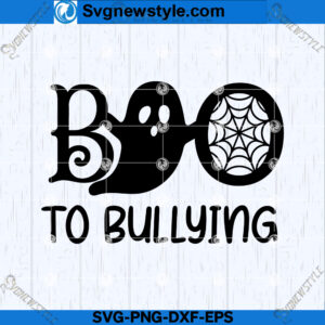 Boo To Bullying SVG