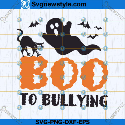 Boo to Bullying SVG Design