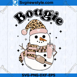 Bougie Snowman Stanley Tumbler SVG PNG