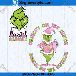 Grinchy On The Inside SVG Design