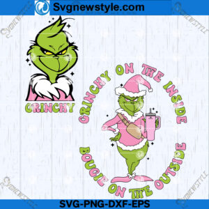 Grinchy On The Inside SVG Design