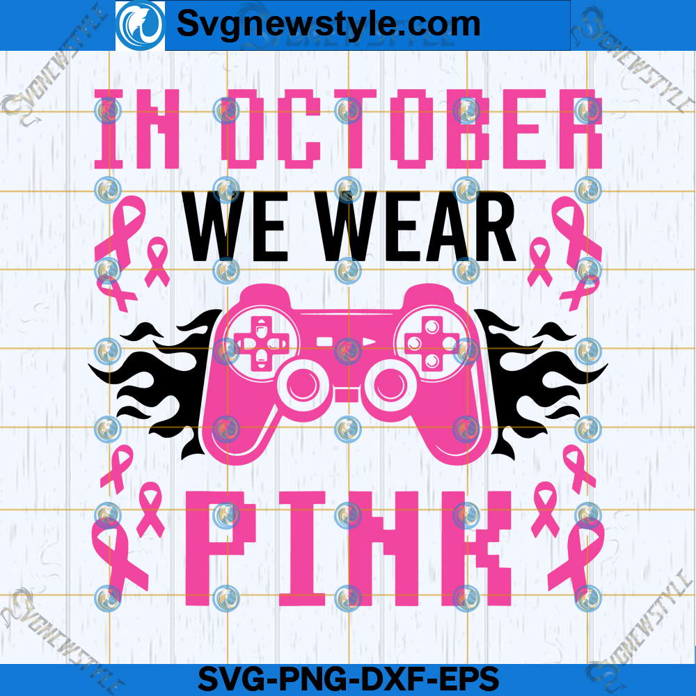 Breast Cancer Gaming Kids Boys Youth