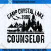 Camp Crystal Lake Counselor SVG PNG