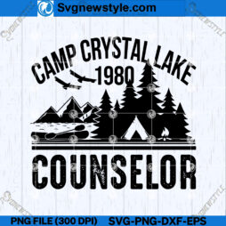Camp Crystal Lake Counselor SVG PNG