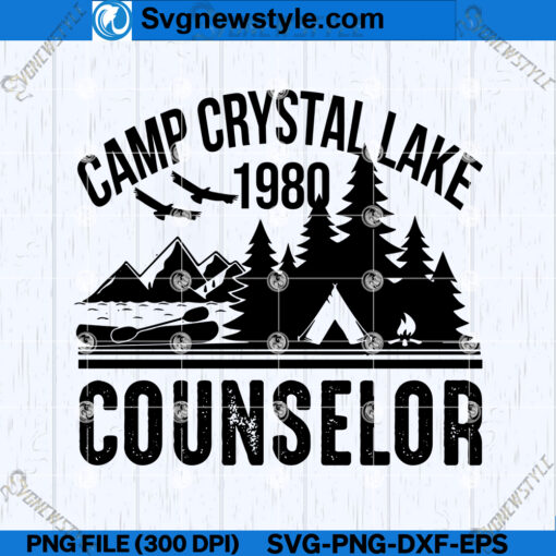 Camp Crystal Lake Counselor SVG PNG