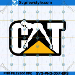 Cat Caterpillar Girl SVG Design
