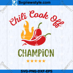 Chili Cookoff Champion SVG