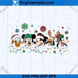 Disney Holiday Squad SVG