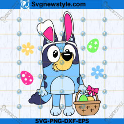 Bluey Easter Bunny SVG