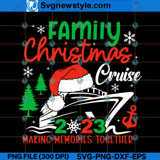 Christmas Cruise Vacation SVG
