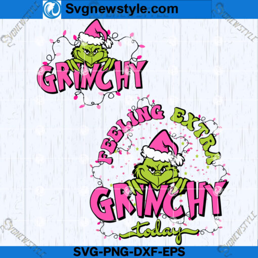 Feeling Extra Grinchy Today SVG PNG