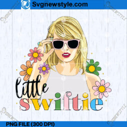 Floral Little Swiftie PNG
