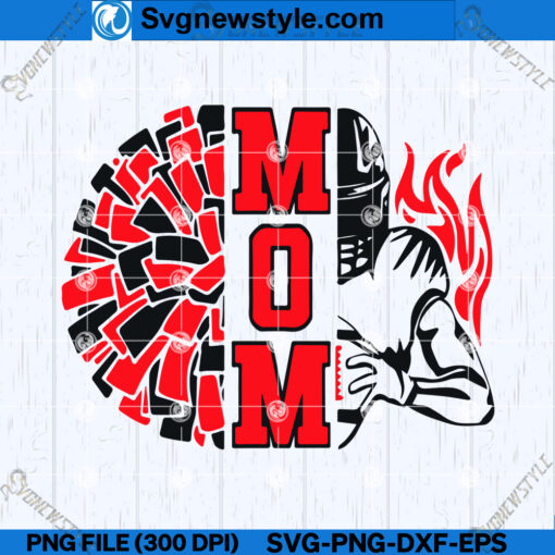 Football Mom Cheer Mom SVG Design