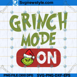 Grinch Christmas SVG Silhouette