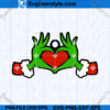 Grinch Heart Hands SVG Designs