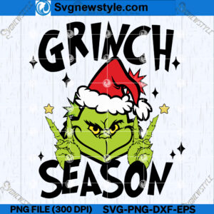 Merry Grinch Season SVG Files