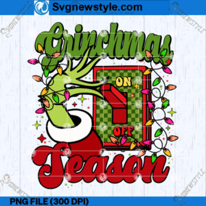 Grinchmas Season Christmas PNG