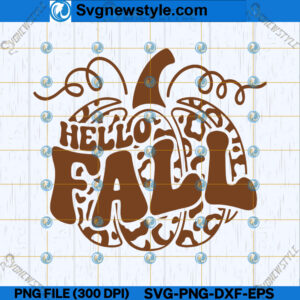 Hello Pumpkin SVG Design