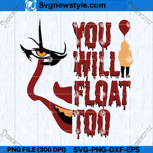 You'll float Too SVG Design