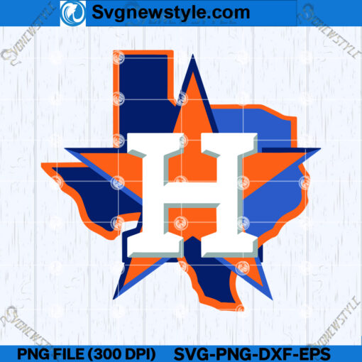 Houston Baseball SVG Design