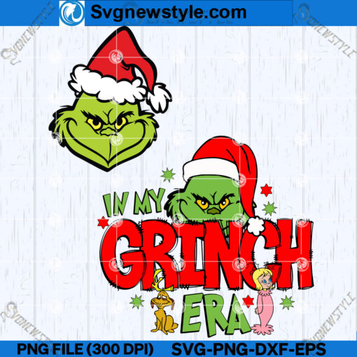 Grinch Era Christmas SVG Design