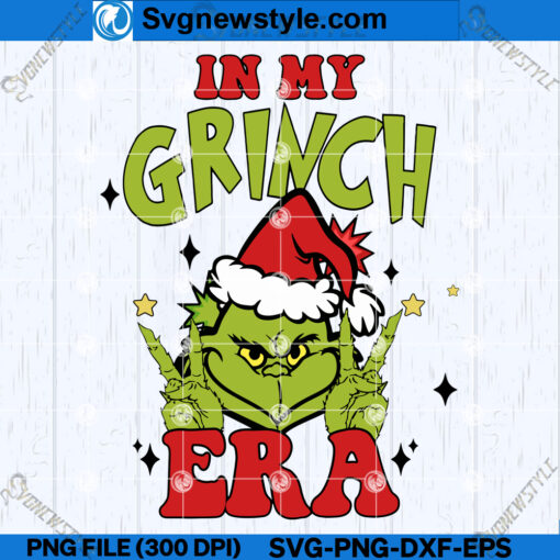 Grinch Era Christmas SVG File