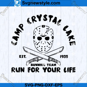 Jason Vorhees Camp Crystal Lake SVG PNG