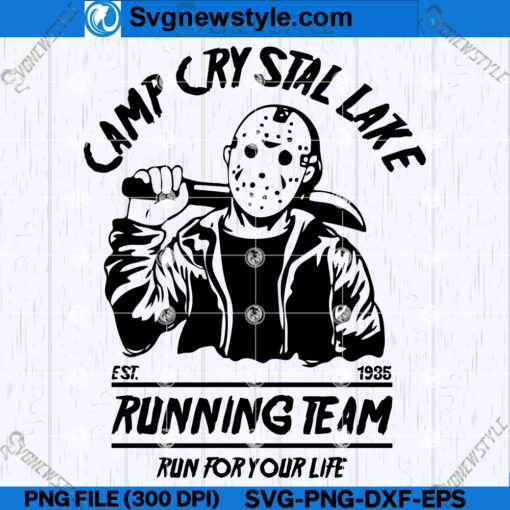 Jason Vorhees Camp Crystal Lake SVG Design