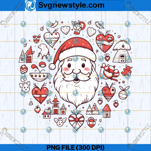 Love Christmas Heart PNG