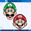 Mario and Luigi SVG Bundle