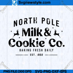 Christmas Milk and Cookie SVG