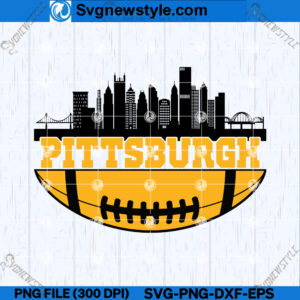 Pittsburgh Skyline SVG Design