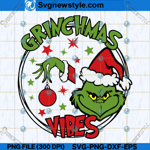 Grinch Christmas Retro SVG Designs