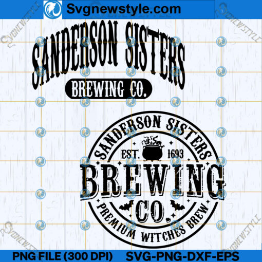 Sanderson Sister Brewing Co SVG Designs