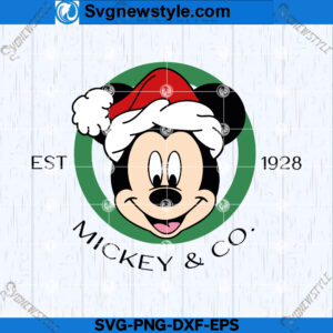 Santa Mouse Co 1928 SVG