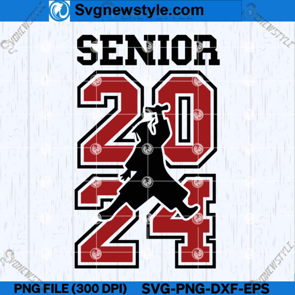 Class Of 2024 Senior SVG Cut File, Graduation 2024 SVG, PNG, Cut File